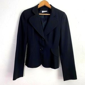 Arkis punto black wool blazer 4